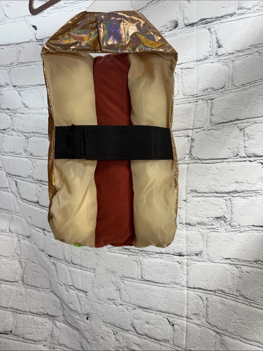 Vibrant Life Hot Dog Pet Costume - Small - Brown & Green